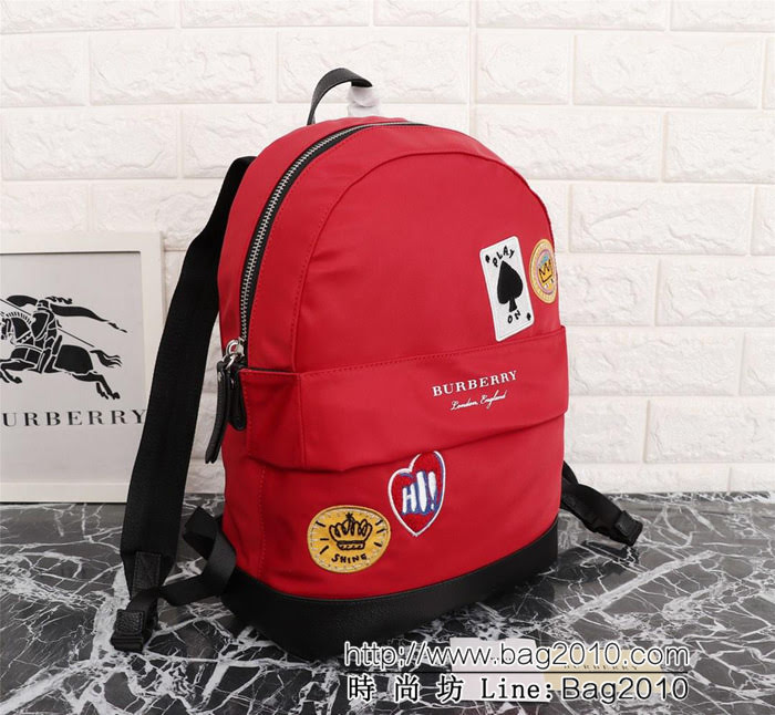 BURBERRY巴寶莉 新款 皇冠勳章裝飾 雙肩背包 流水線最新訂單 旅遊必備品 3681  Bhq1072